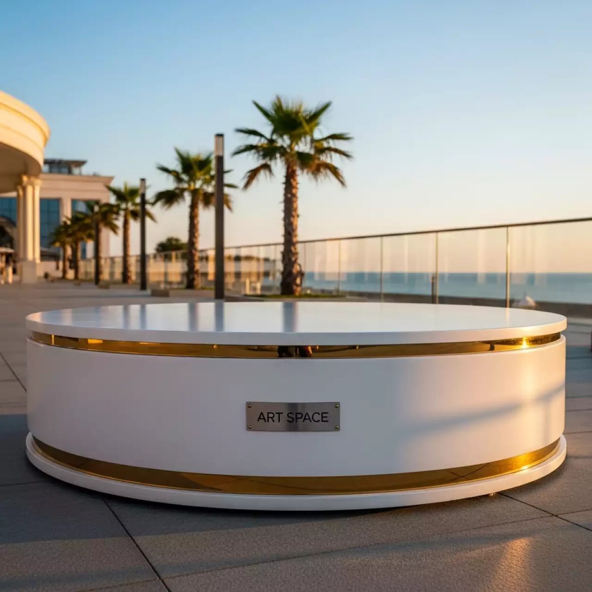 Аренда Подиум круглый для гоу гоу танцовщиц на Имеретинской набережной — ART SPACE