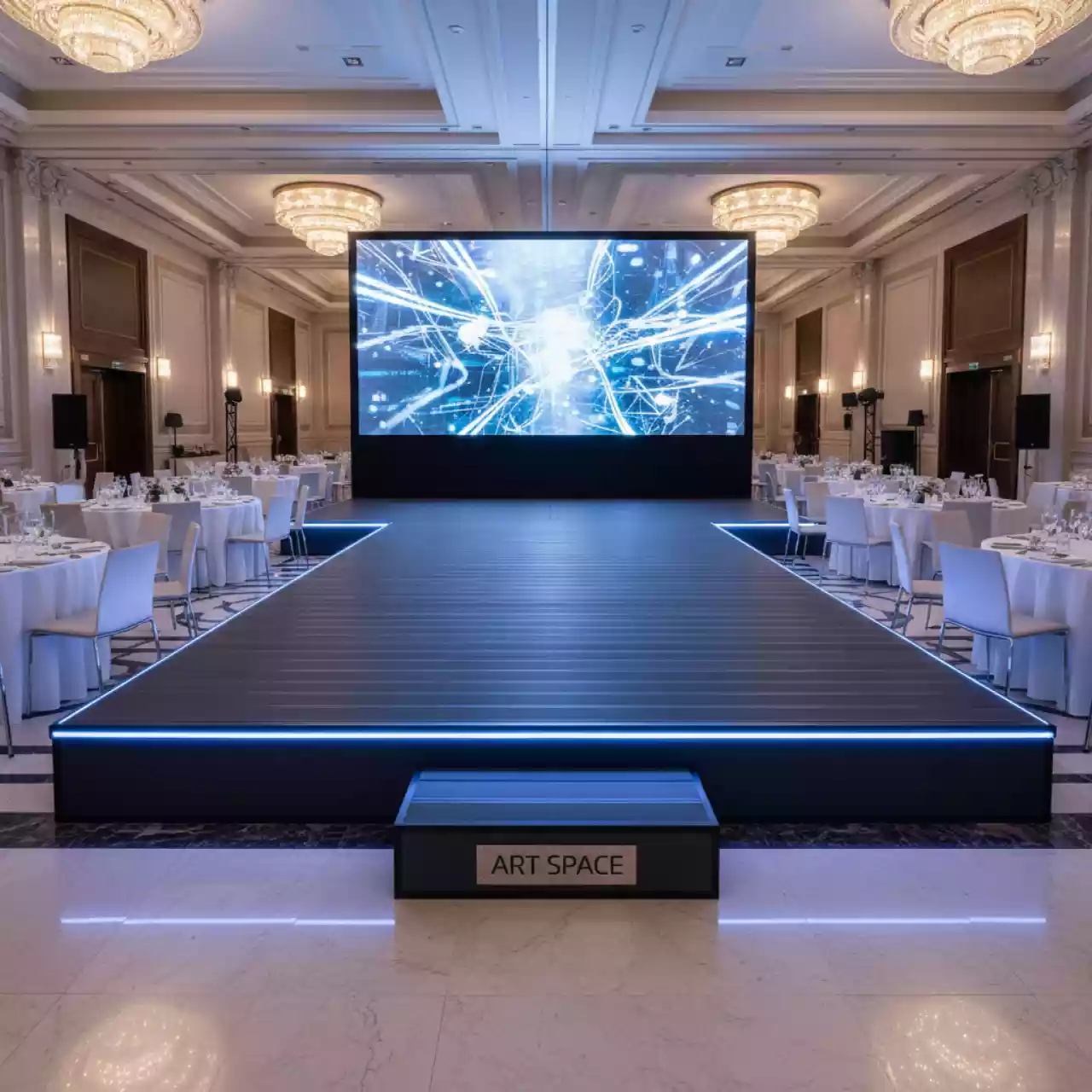 Аренда Подиум сценический 8х4 м в Grand Karat Sochi — ART SPACE