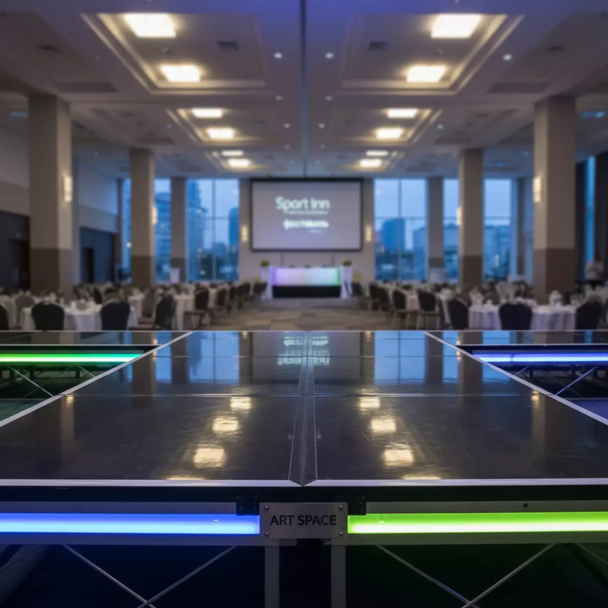 Аренда Подиума 3х2 м с оформлением пластиком в Sport Inn Hotel & Wellness — ART SPACE