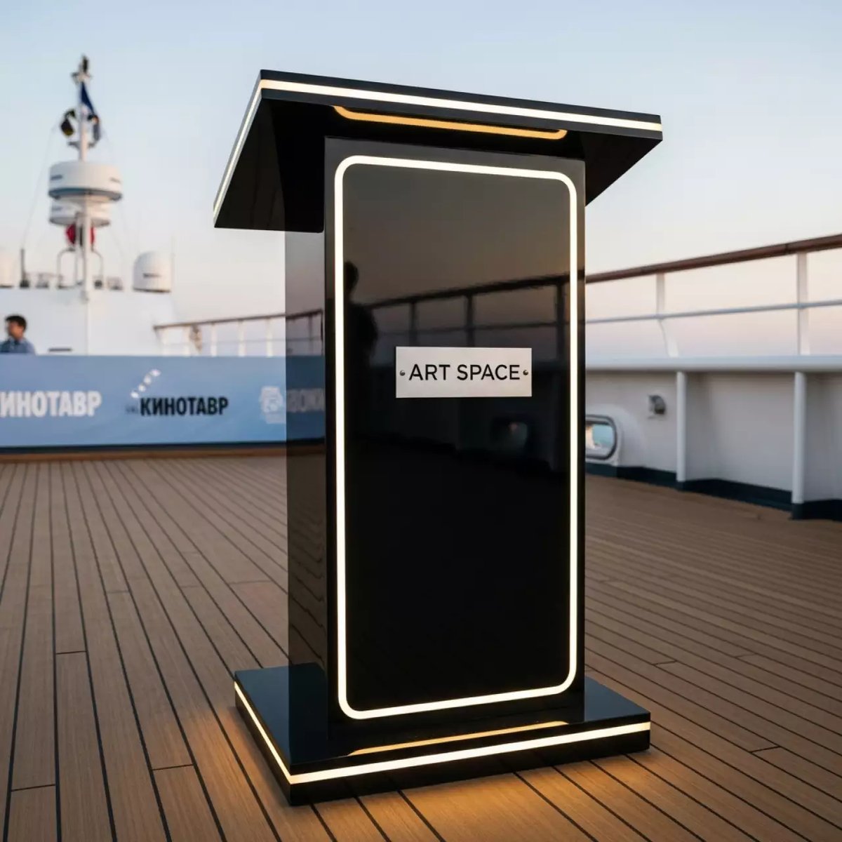 Аренда Подиумы с задником на теплоходе «Дагомыс» — ART SPACE
