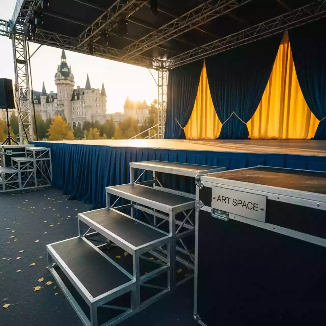 Аренда Подиумы стальные в отеле «Богатырь» — ART SPACE