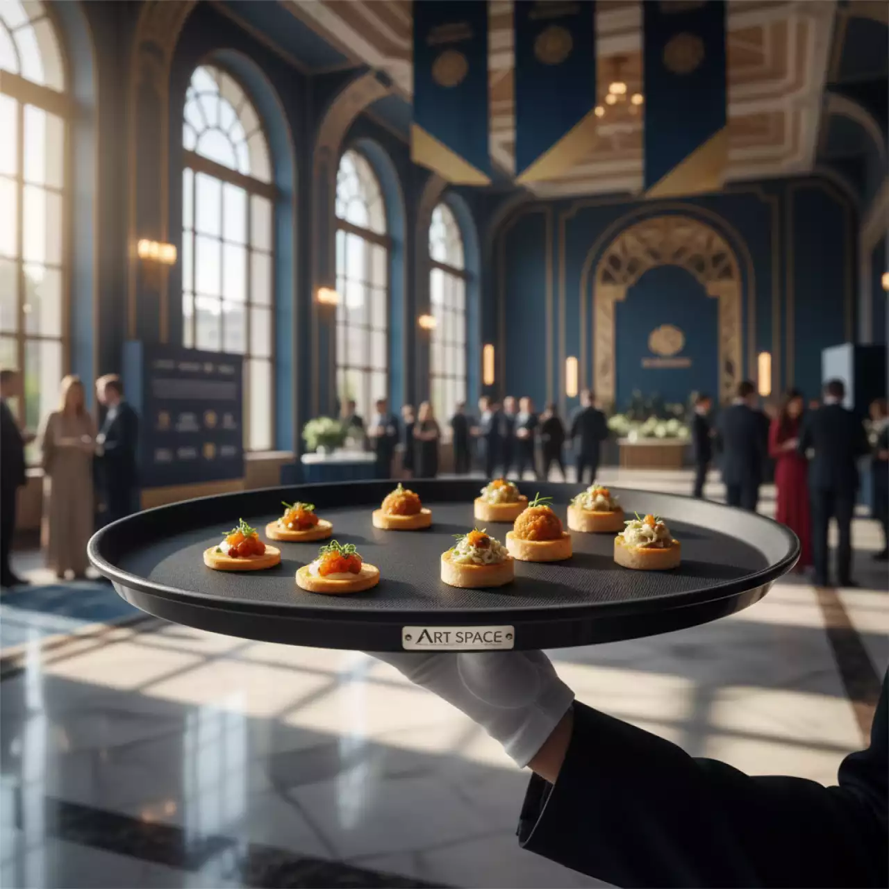 Аренда Поднос для официанта 350 мм в Alpha Sirius — ART SPACE