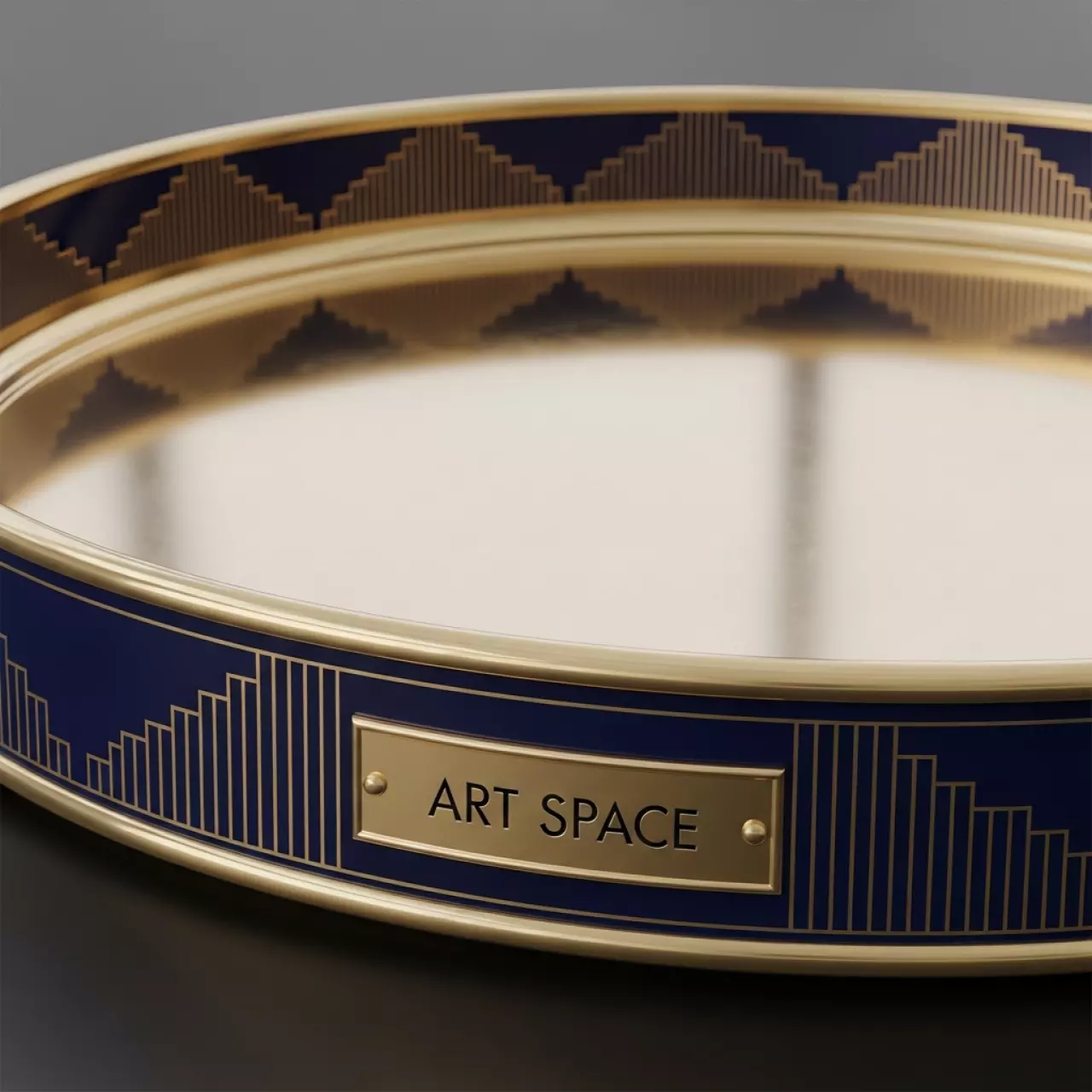 Аренда Поднос для официанта диаметр 400 мм в Университете «Сириус» — ART SPACE