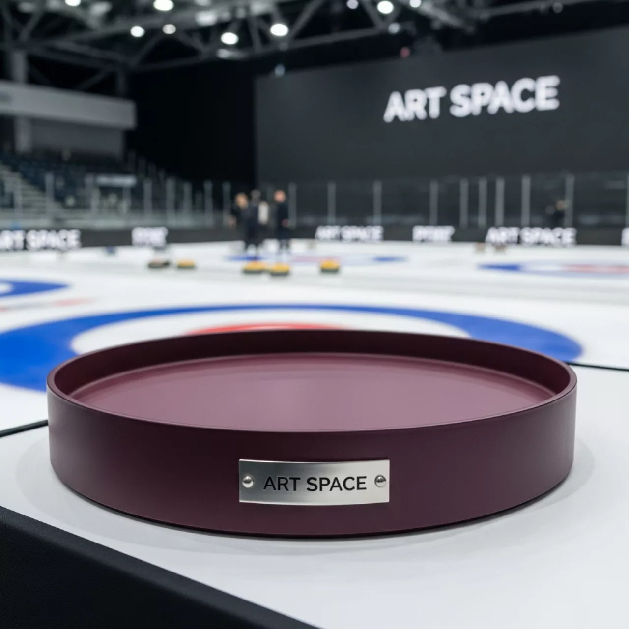 Аренда Поднос круглый Ø 40 см в Керлинговом центре «Ледяной куб» — ART SPACE