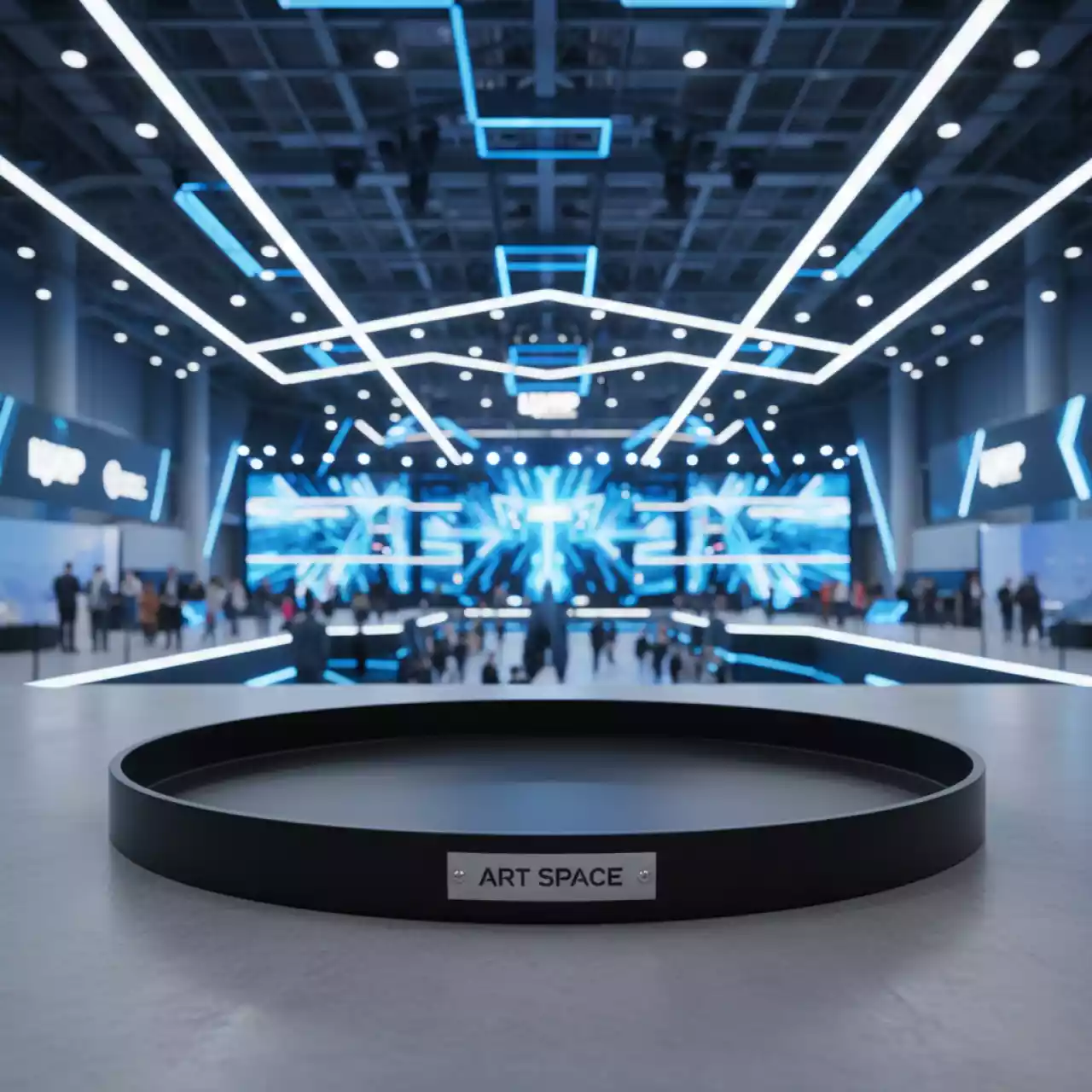 Аренда Поднос круглый резиновый 40 см в ледовом дворце «Большой» — ART SPACE