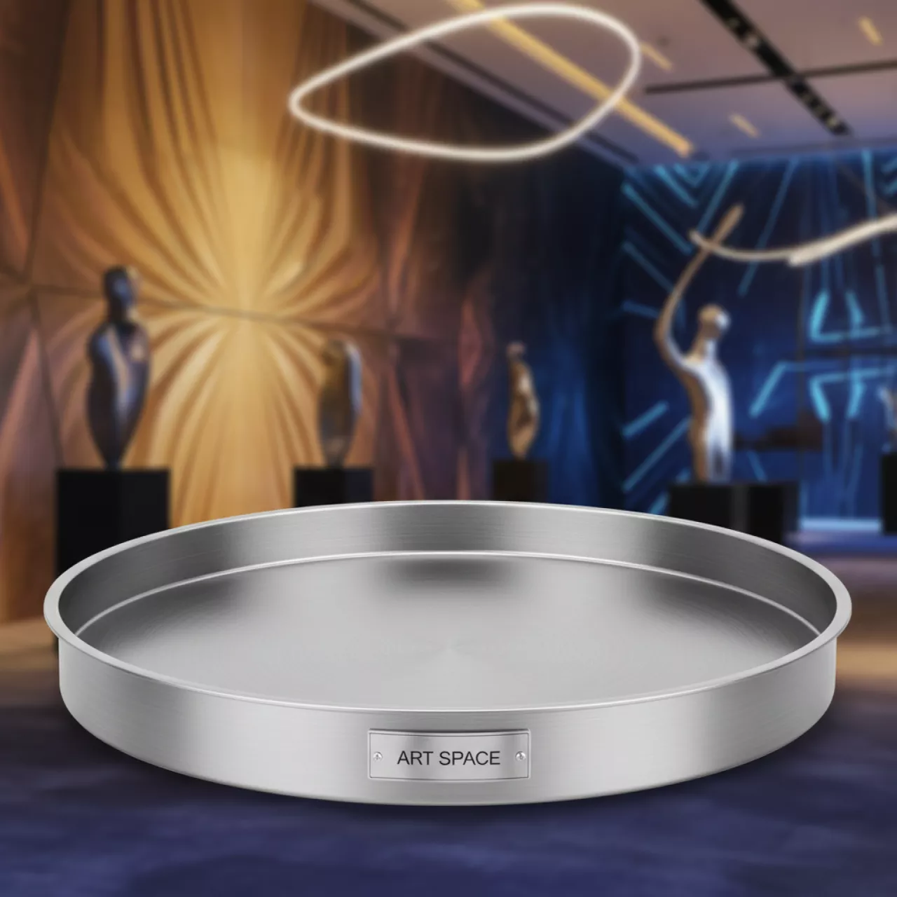 Аренда Поднос металлический круглый 800 мм Panorama by Mercure — ART SPACE