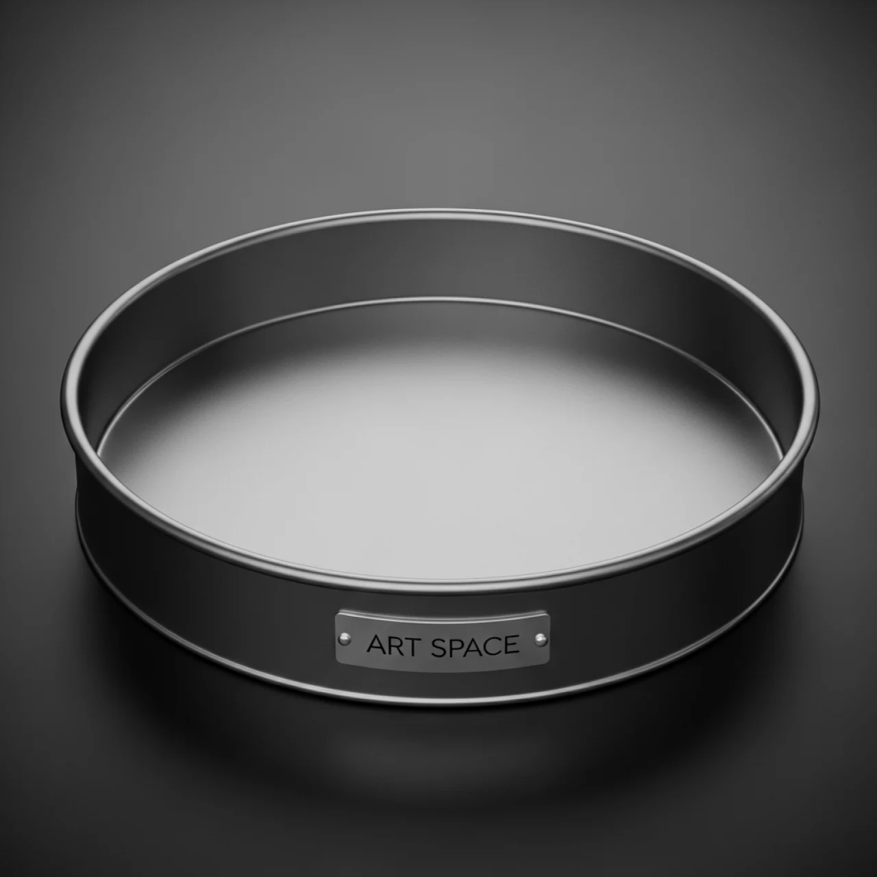 Аренда Поднос металлический круглый диаметр 400 мм высота 30 мм в Radisson Blu Resort & Congress Centre — ART SPACE