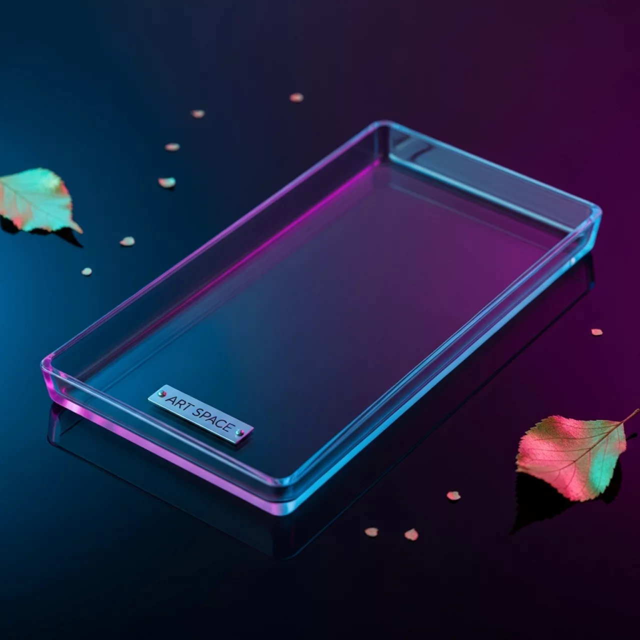 Аренда Поднос прямоугольный Zeiher 42х34 см прозрачное стекло в ресторане «Плакучая Ива» — ART SPACE