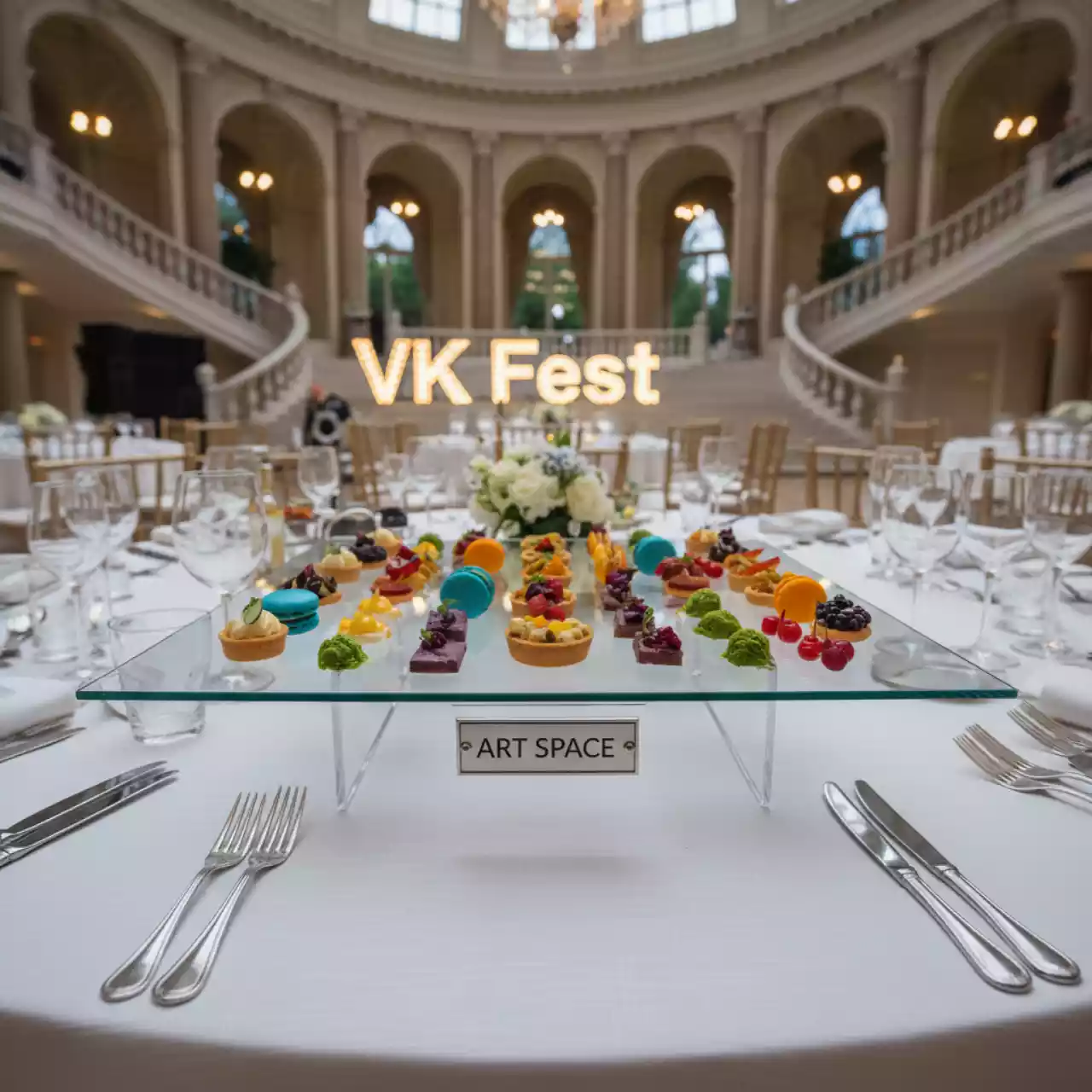 Аренда Поднос Zeiher прямоугольный из прозрачного стекла 80х21 см в Bridge Resort — ART SPACE