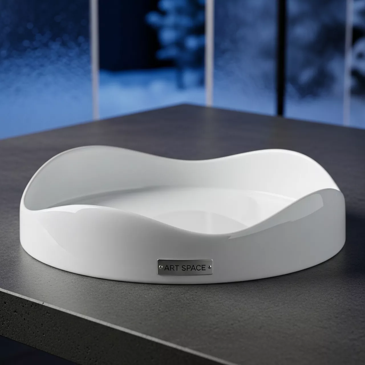 Аренда Подстановочная тарелка Chan Wave 250 мм в ресторане «D.O.M» — ART SPACE