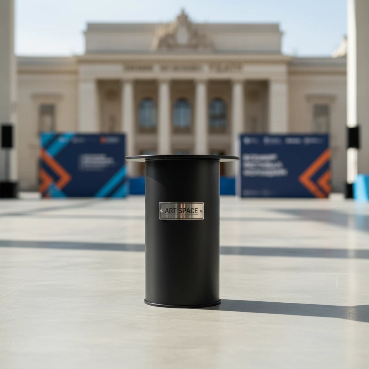 Аренда Подставка для комплимента Элит Пуаро чёрная диаметр 150 мм высота 90 мм в Зимнем театре — ART SPACE