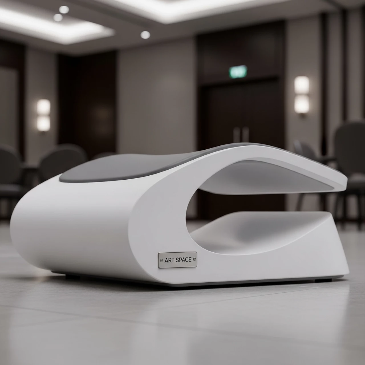 Аренда Подставка для ног для кресла Footrest 45 Salina белая в Courtyard by Marriott Sochi — ART SPACE