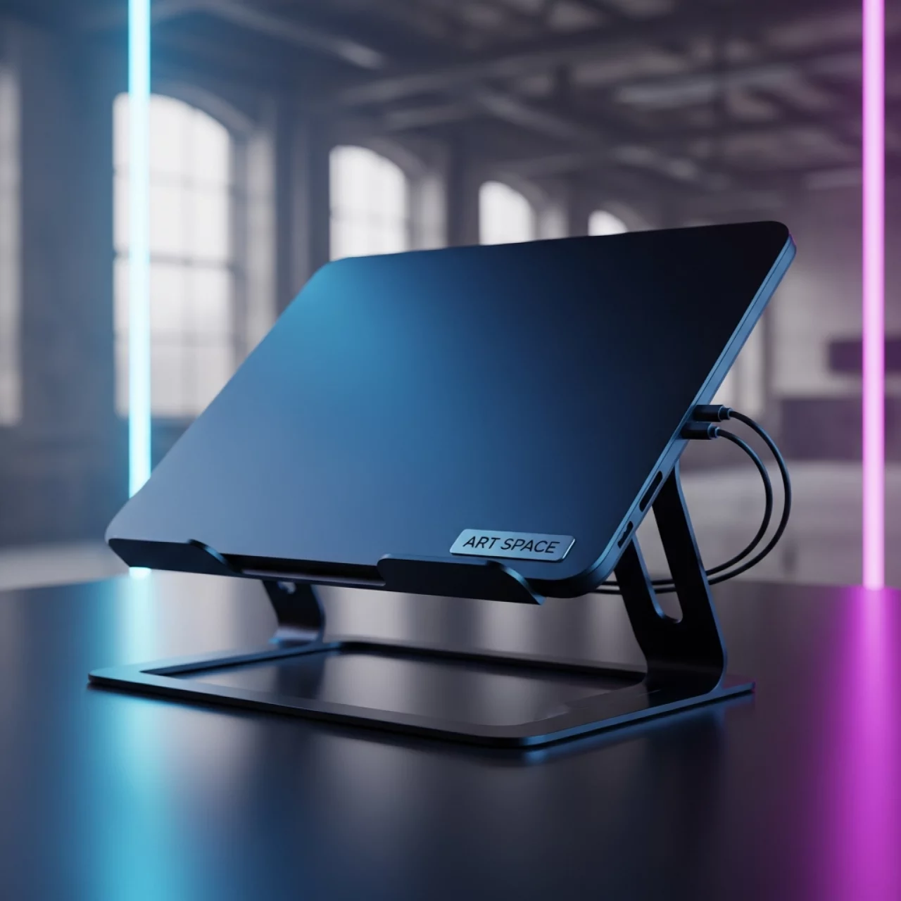 Аренда Подставка для ноутбука Fellowes Hana чёрная в лофте «Студия 21» — ART SPACE