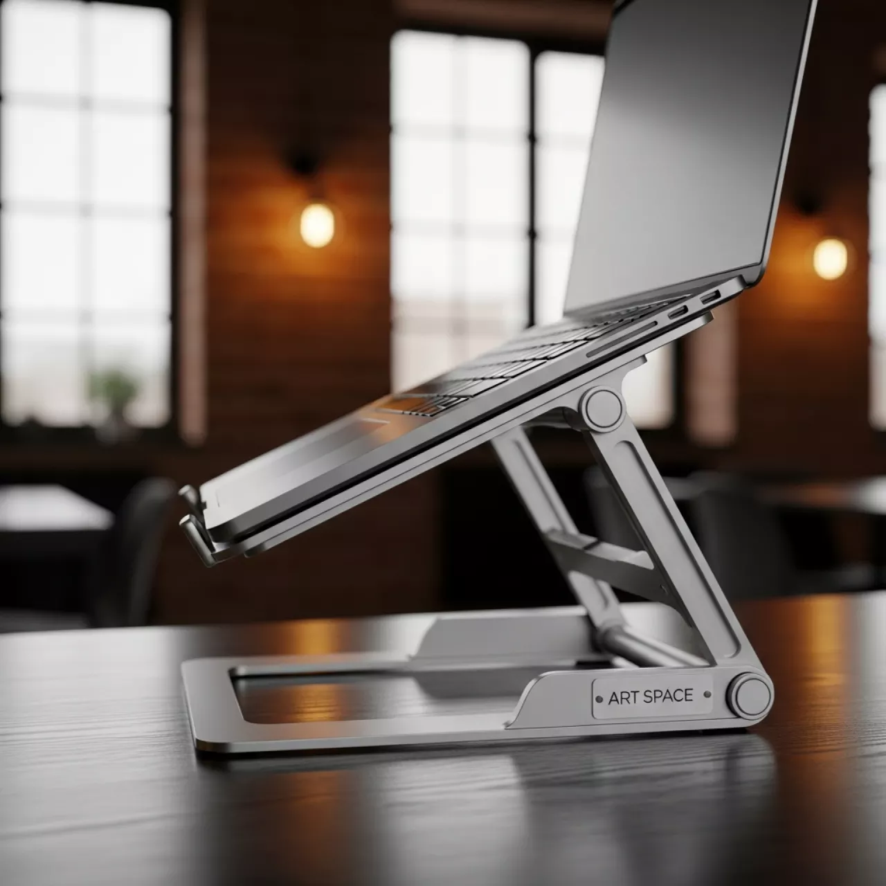 Аренда Подставка для ноутбука Fellowes Hylyft серебристая в санатории «Черноморье» — ART SPACE