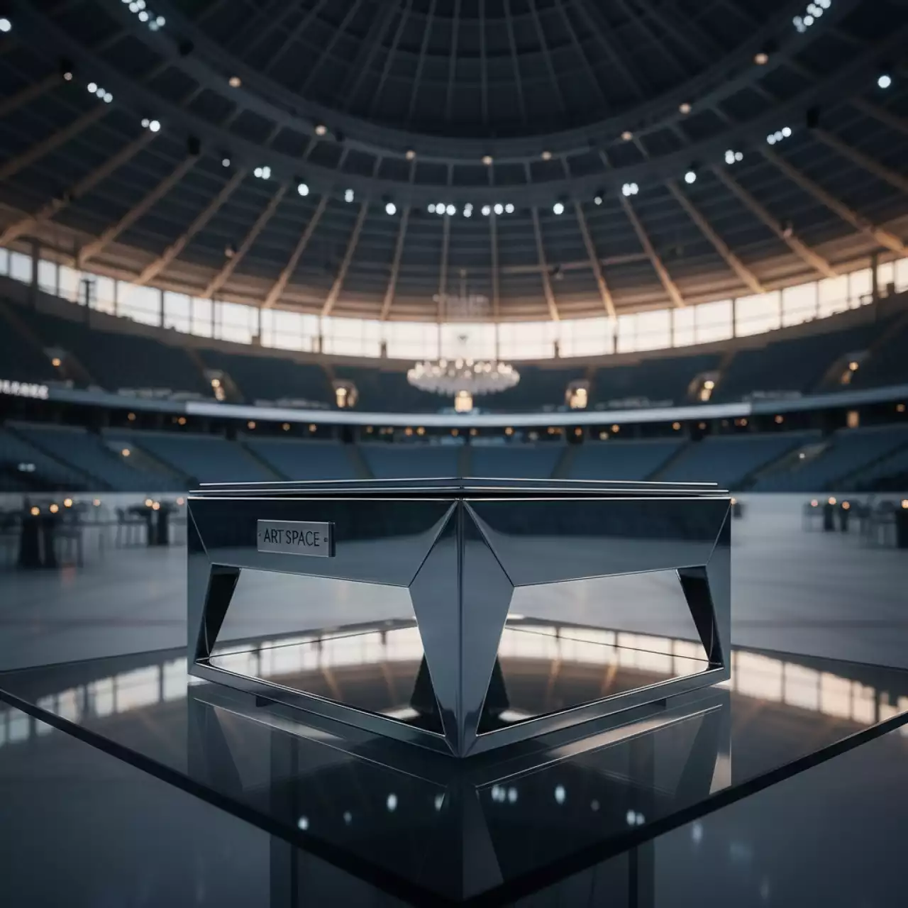 Аренда Подставка для подачи Пикардия 300х300 мм высота 120 мм в ледовом дворце «Большой» — ART SPACE