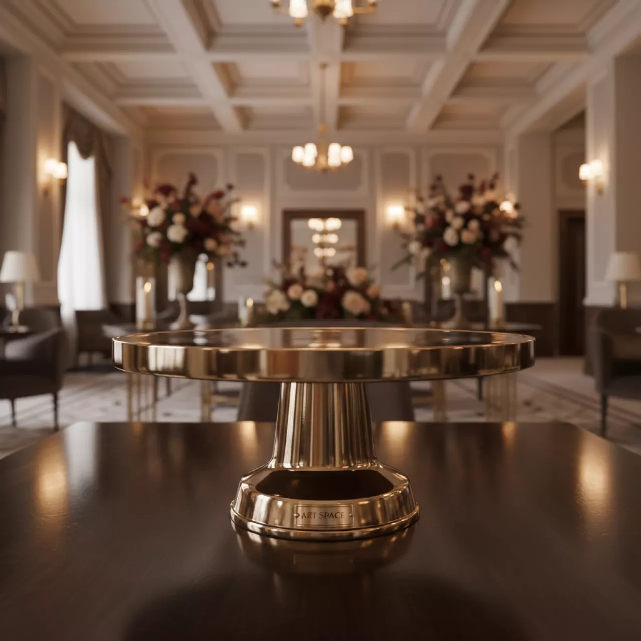 Аренда Подставка для торта диаметр 28 см в Boutique Hotel PORTUM 1905 — ART SPACE