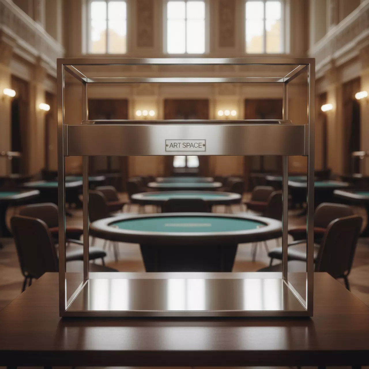 Аренда Подставка фуршетная APS M в санатории «Металлург» — ART SPACE