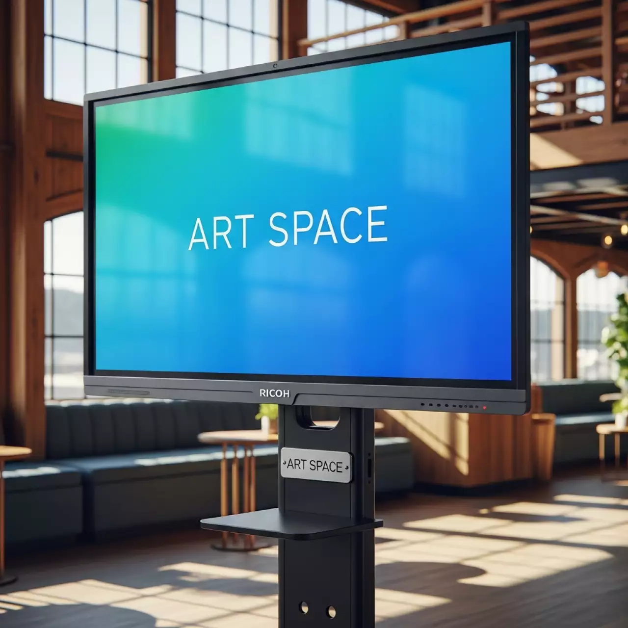 Аренда Подставка Ricoh IWB Stand Type 3 для панелей и телевизоров в пляжном клубе Del Mar — ART SPACE