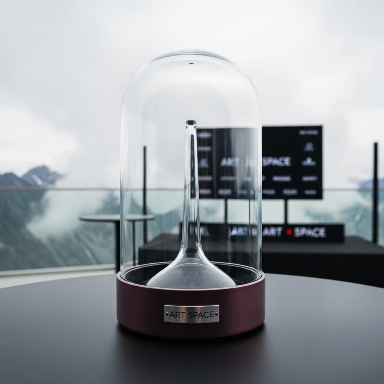 Аренда Подставка с клошем Вайн на площадке Rosa Peak (2320м) — ART SPACE