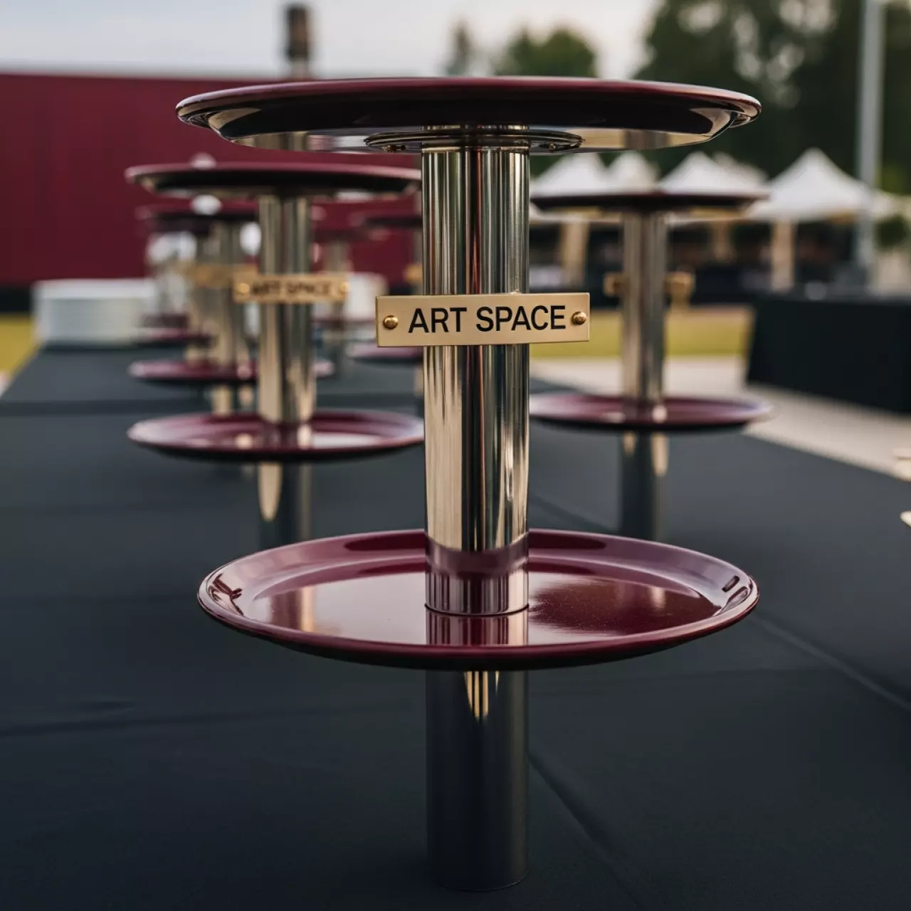 Аренда Подставка Stick для фуршетной линии в отеле «Богатырь» — ART SPACE