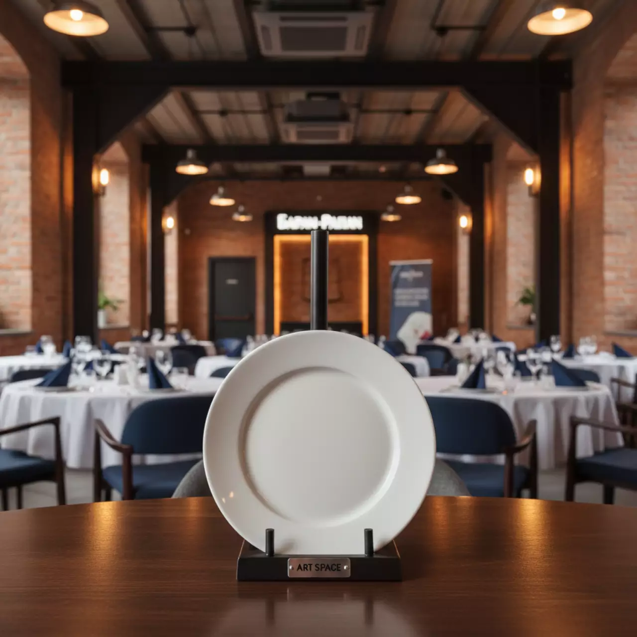 Аренда Подставка уровень для тарелки высота 19 см в ресторане «Баран-Рапан» — ART SPACE