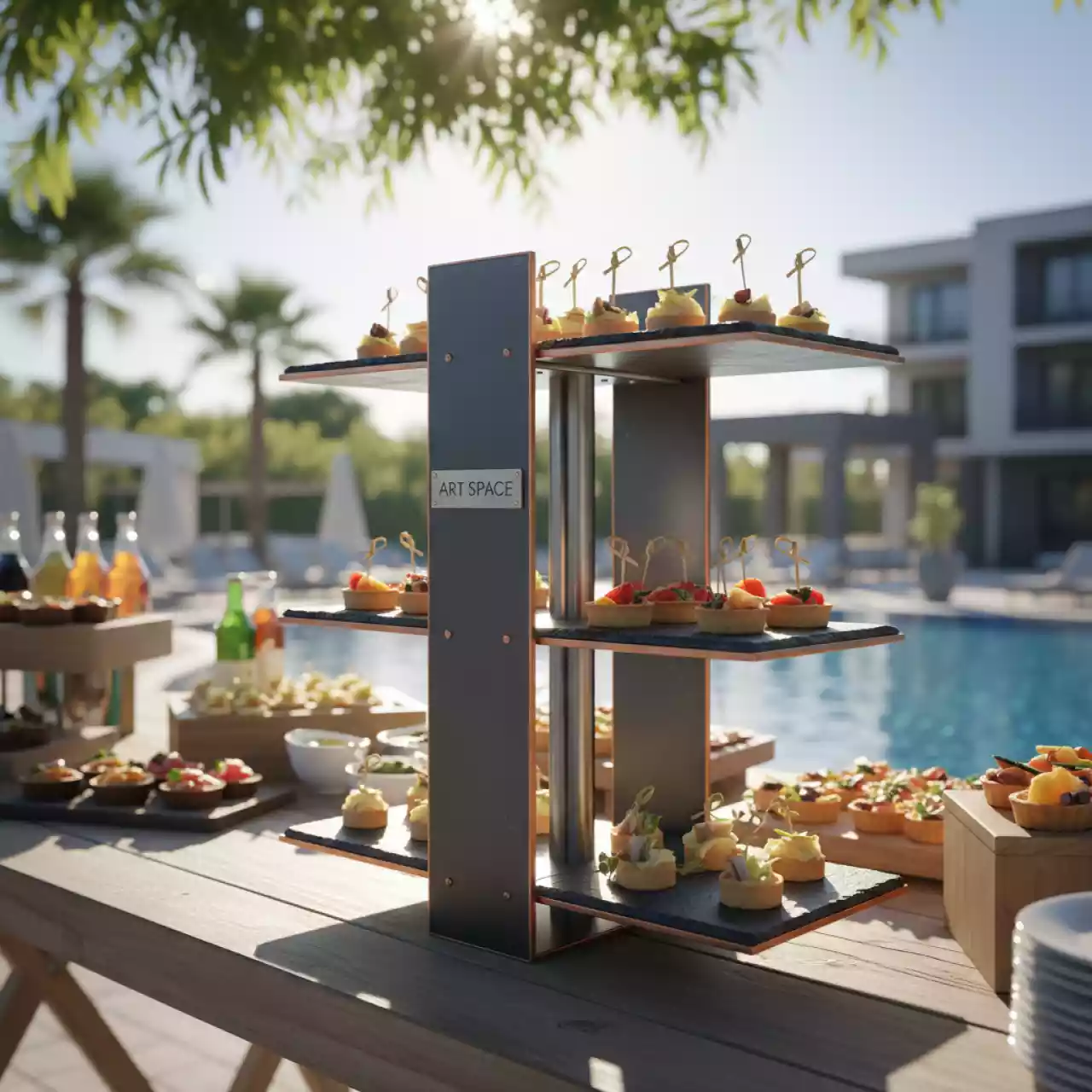 Аренда Подставка уровень H 10,5 см в Bridge Resort — ART SPACE