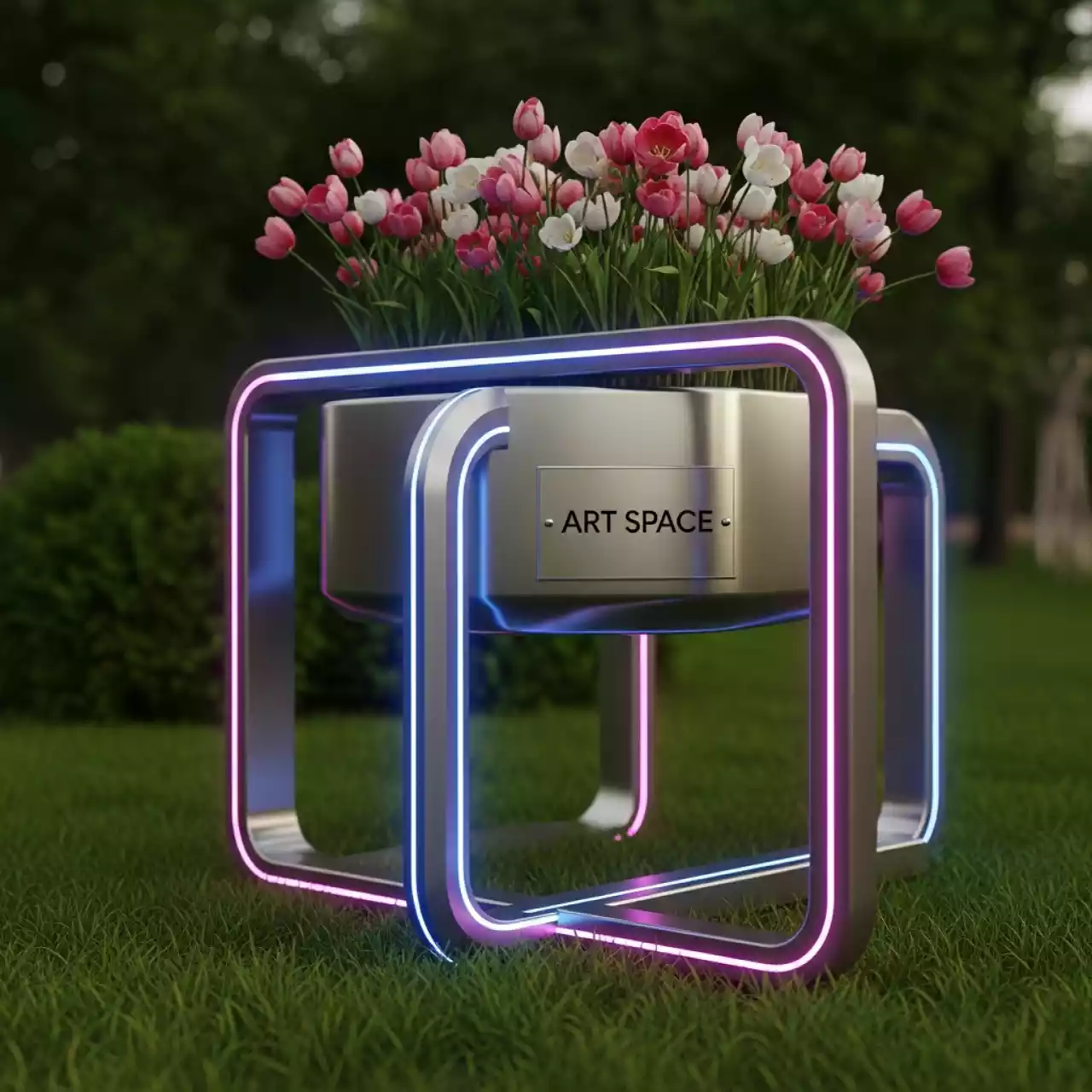 Аренда Подставки для цветов и опоры в парке «Ривьера» — ART SPACE