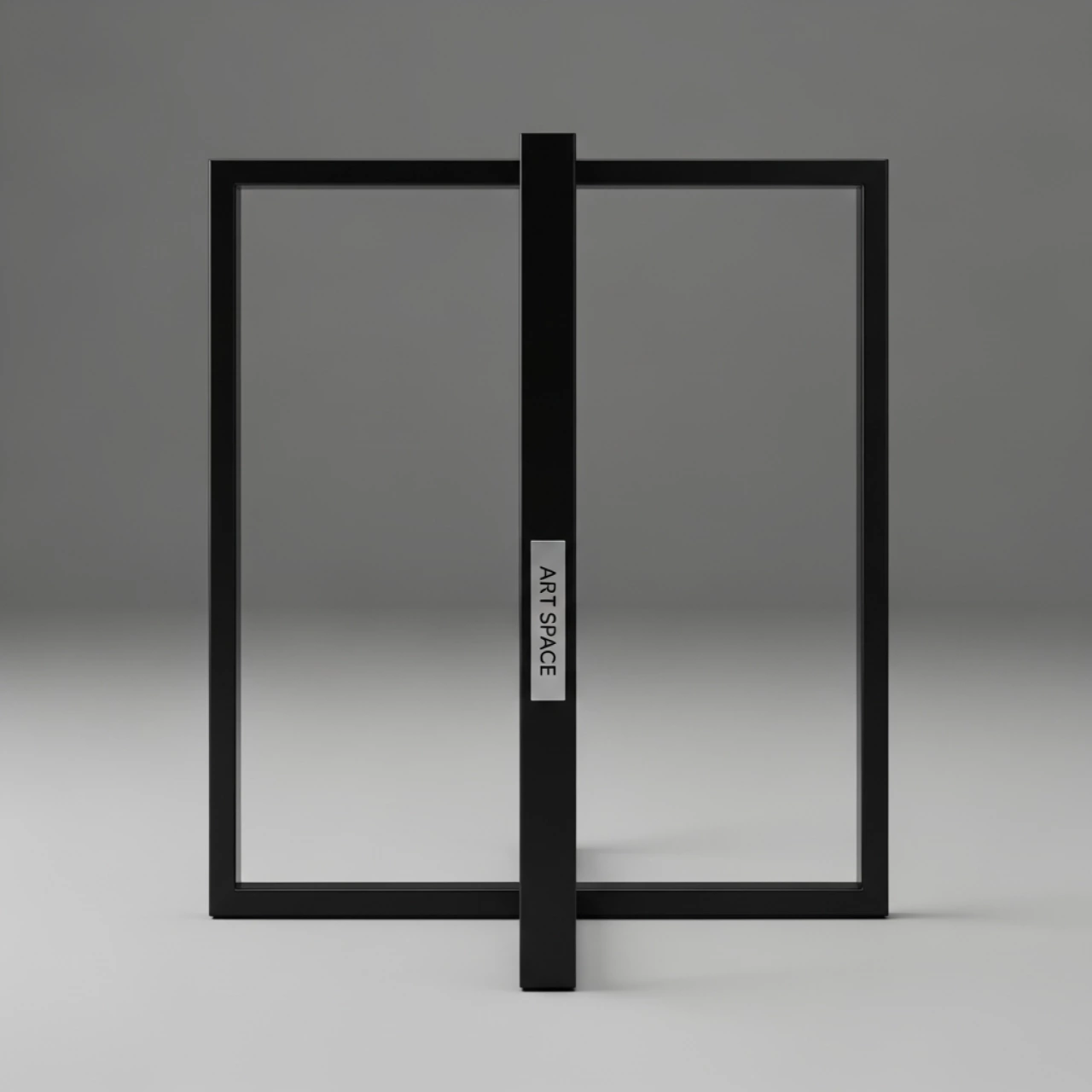 Аренда Подстолье 1052 стальное черное в Delta Sirius — ART SPACE