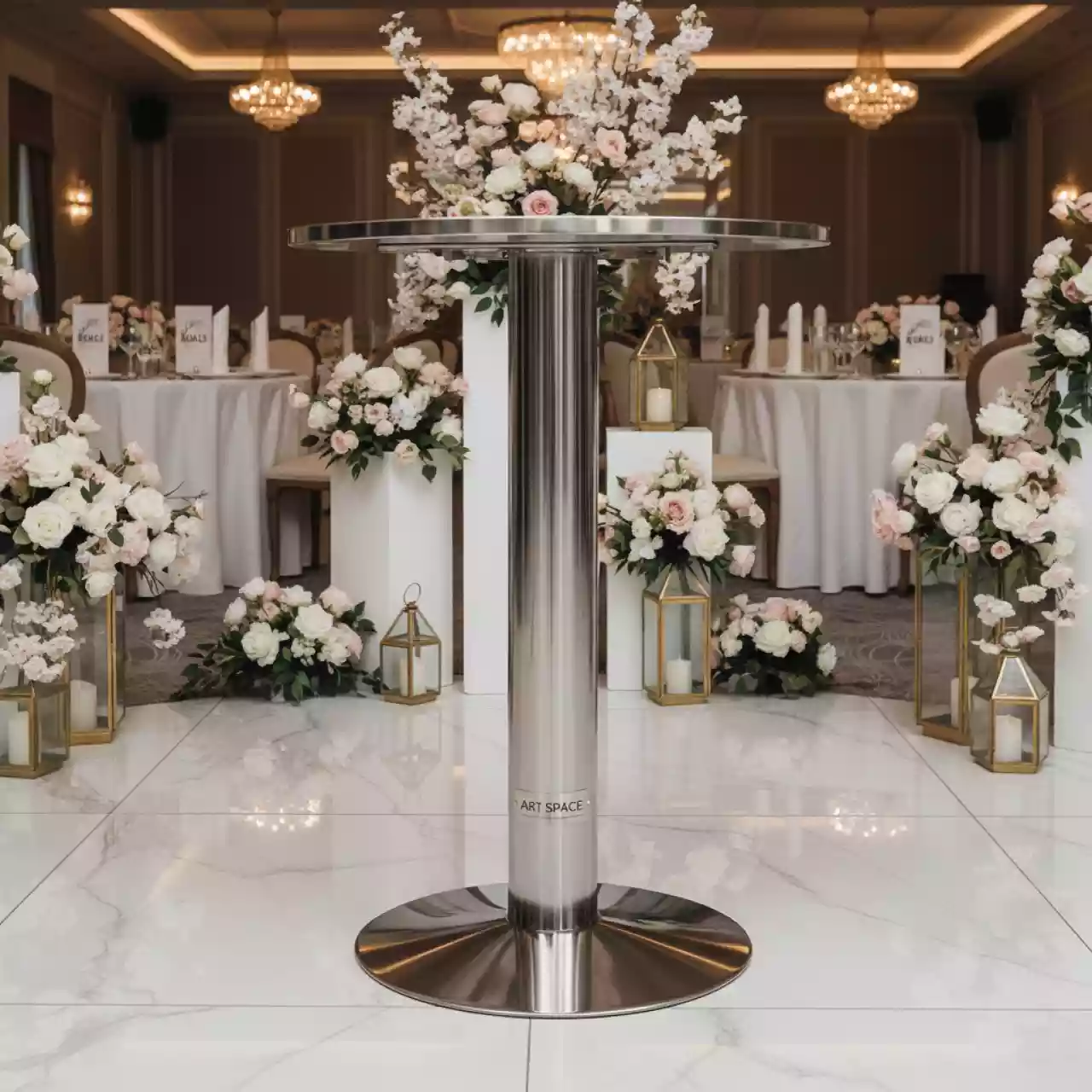 Аренда Подстолье 1254EM нержавеющая сталь в Rixos Krasnaya Polyana — ART SPACE