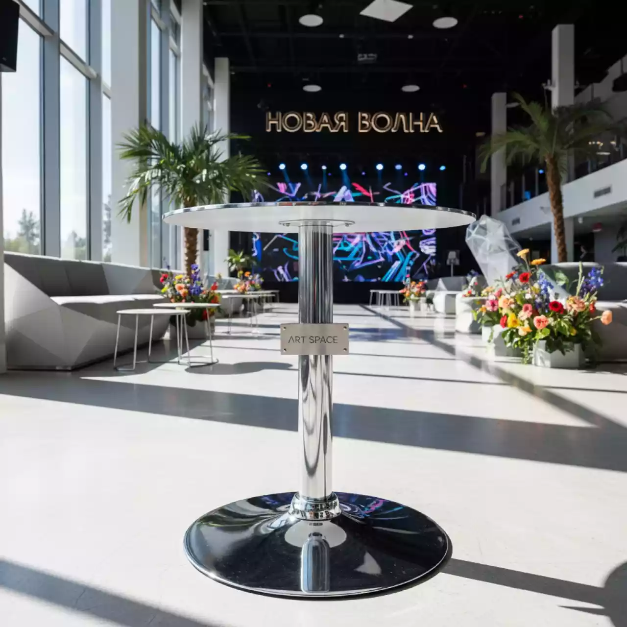 Аренда Подстолье 1263EM хром в Alpha Sirius — ART SPACE