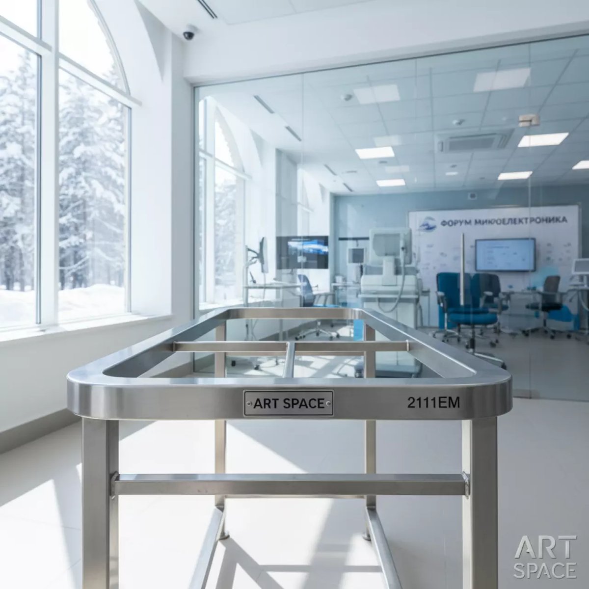 Аренда Подстолье 2111EM нержавеющая сталь в санатории «Заполярье» — ART SPACE