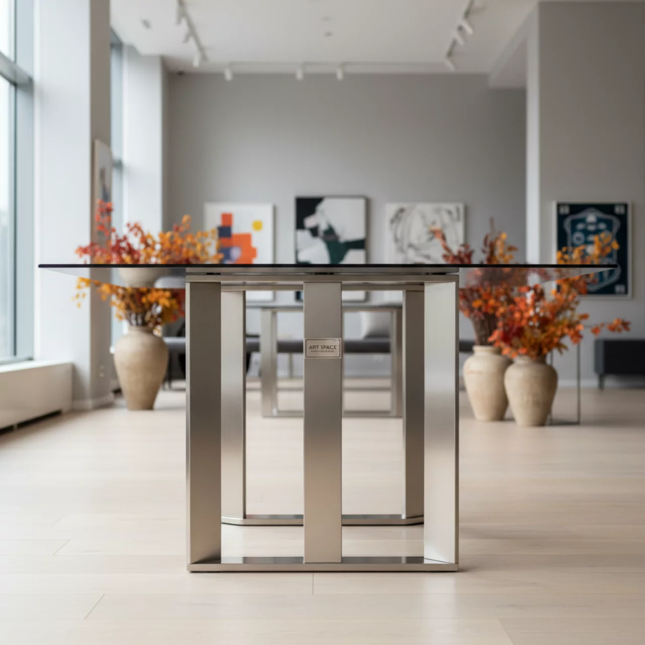 Аренда Подстолье 2152EM нержавеющая сталь в Green Flow Hotel — ART SPACE