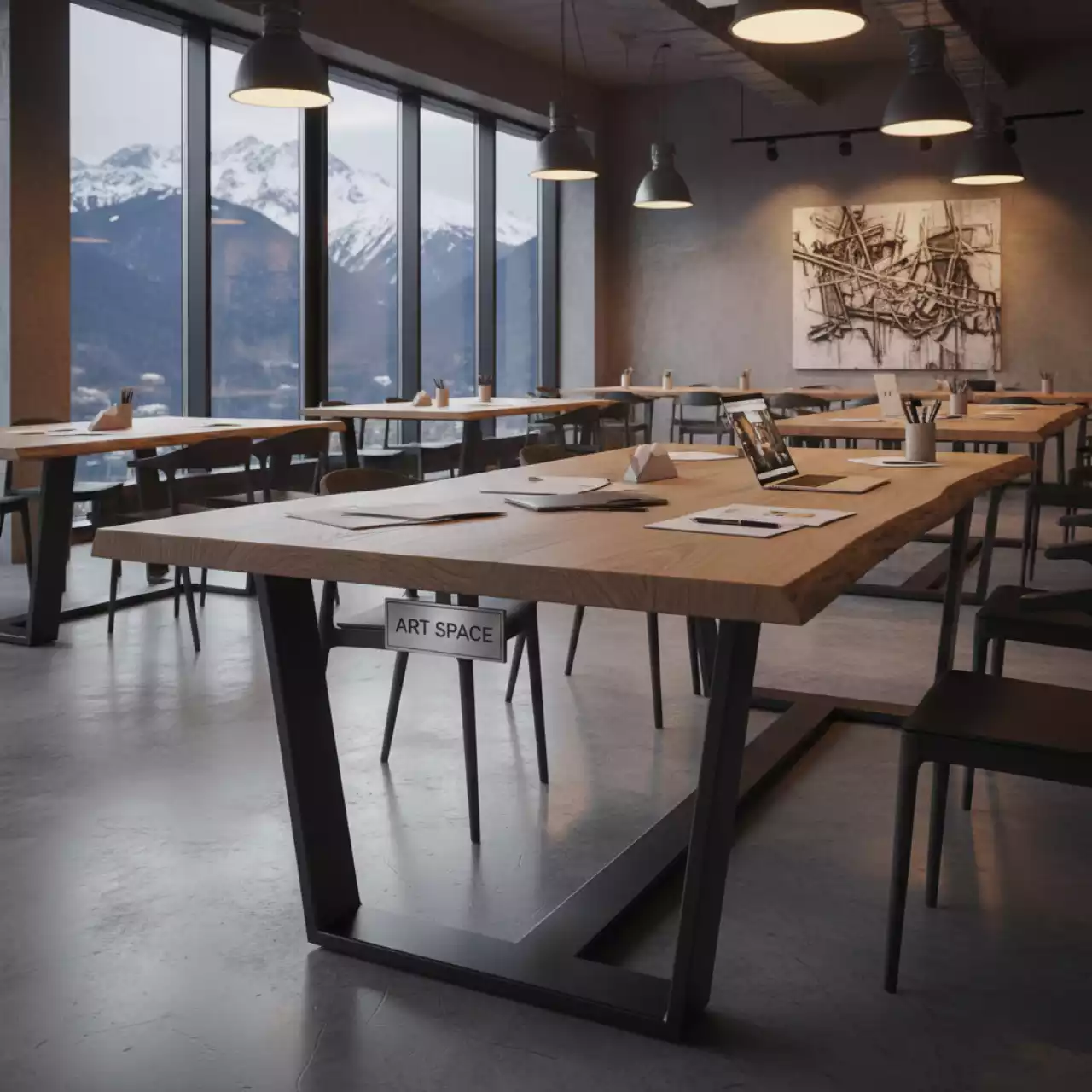 Аренда Подстолье 2188EM в ресторане «Высота 5642» — ART SPACE