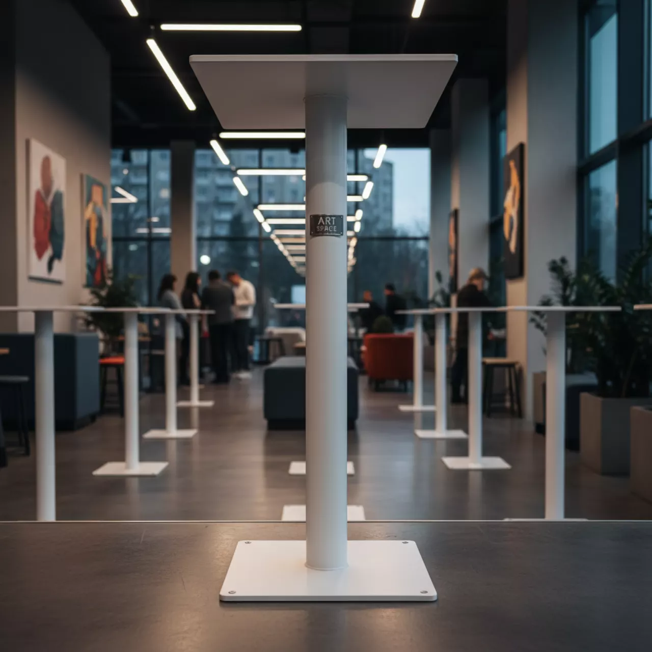 Аренда Подстолье барное Janny белый в City Park Hotel Sochi — ART SPACE