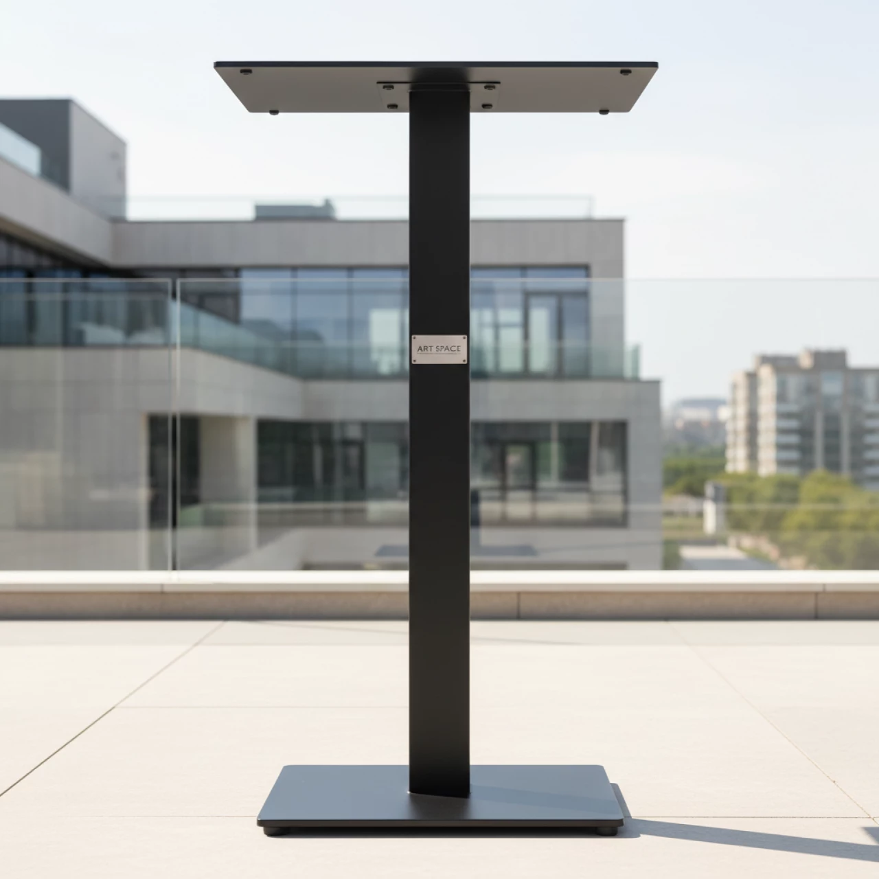 Аренда Подстолье барное металлическое BTAK54 в Delta Sirius — ART SPACE