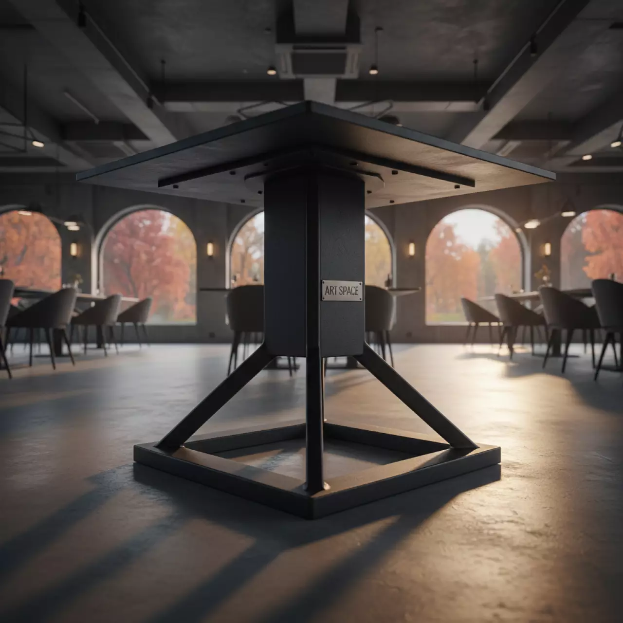 Аренда Подстолье чугунное 1226EM в ресторане «Паруса» — ART SPACE