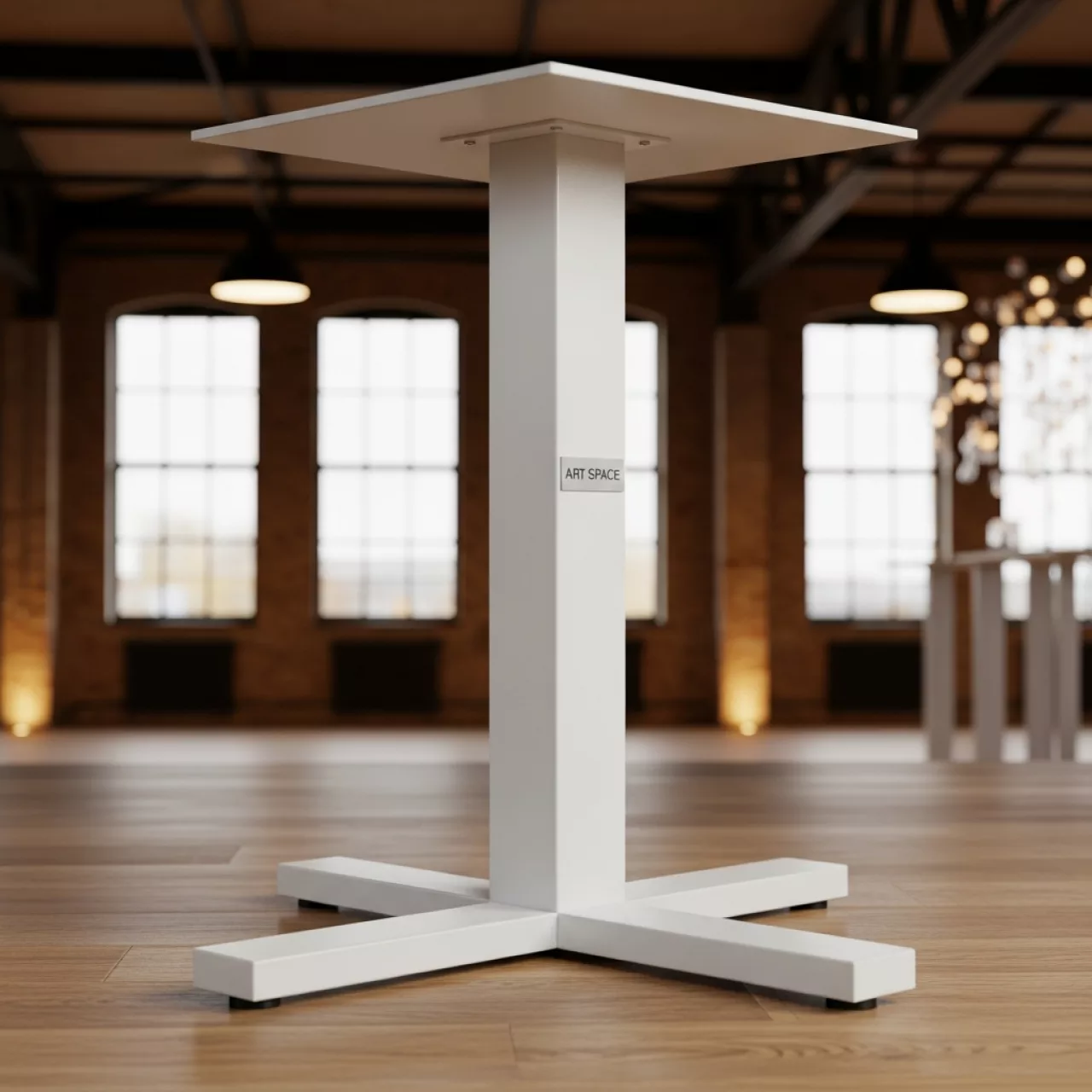 Аренда Подстолье Фуд корт белое в ресторане «Сыроварня» — ART SPACE