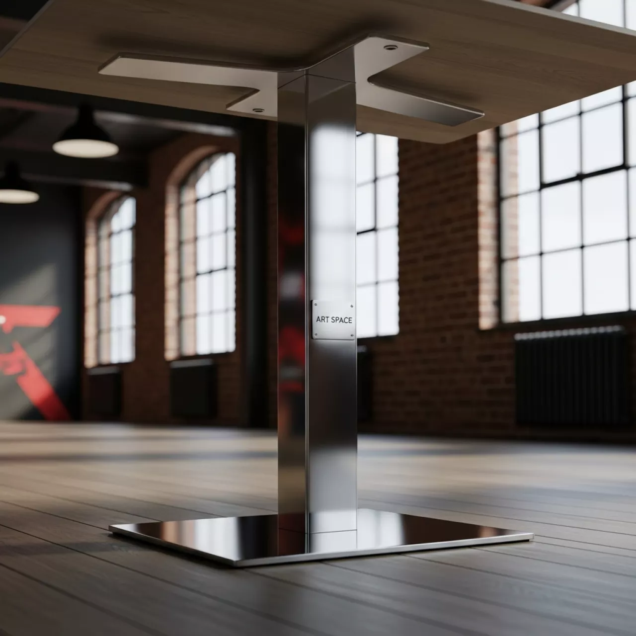 Аренда Подстолье хром 1289EM в лофте «Студия 21» — ART SPACE