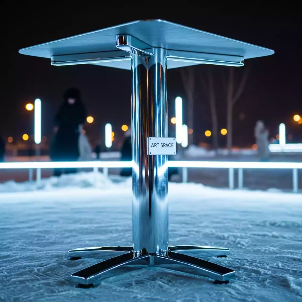 Аренда Подстолье хромированное 1005 в этно-парке «Моя Россия» — ART SPACE