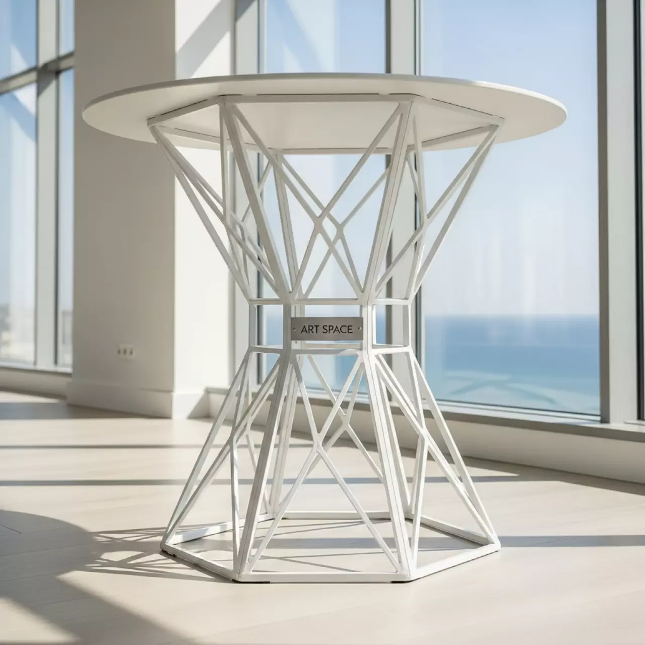 Аренда Подстолье Map белое в зале «Чайка» (Морпорт) — ART SPACE