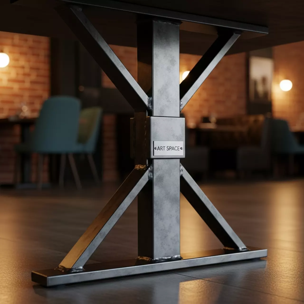 Аренда Подстолье металлическое 1269EM в ресторане «D.O.M» — ART SPACE