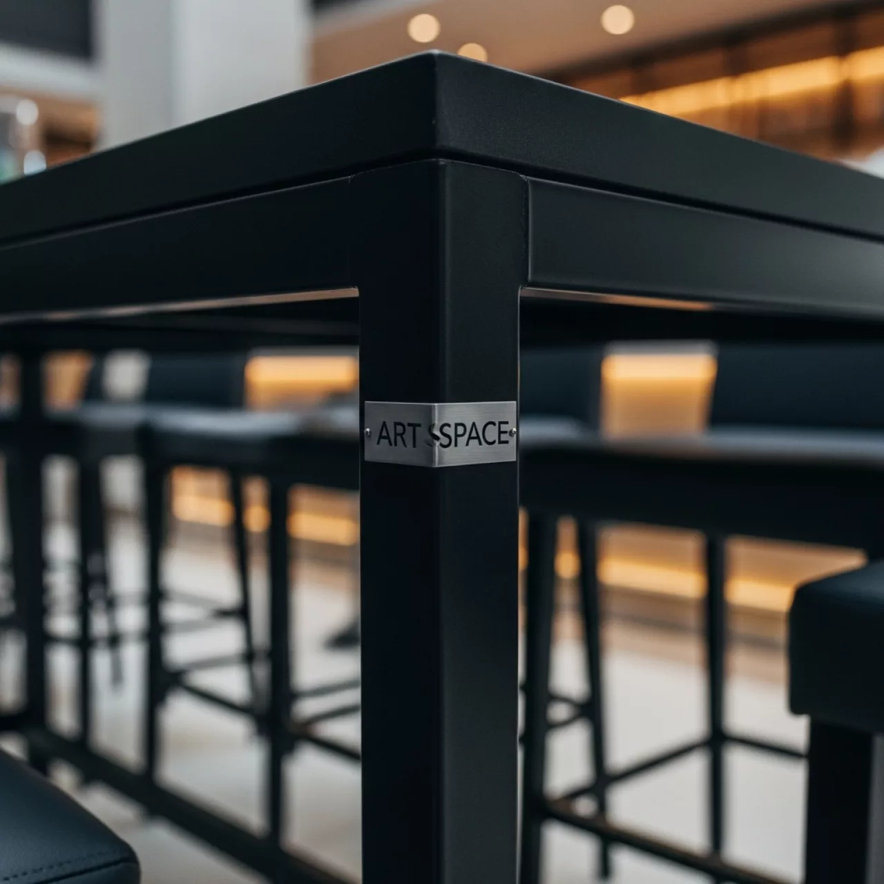 Аренда Подстолье металлическое барное Gama в отеле Radisson Lazurnaya — ART SPACE