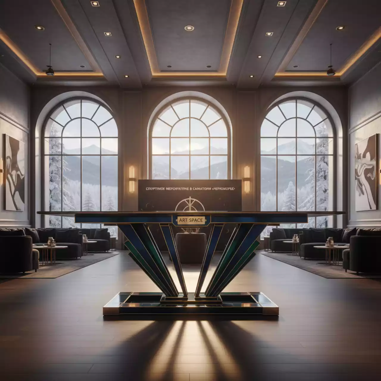 Аренда Подстолье металлическое КВ3132 в санатории «Черноморье» — ART SPACE