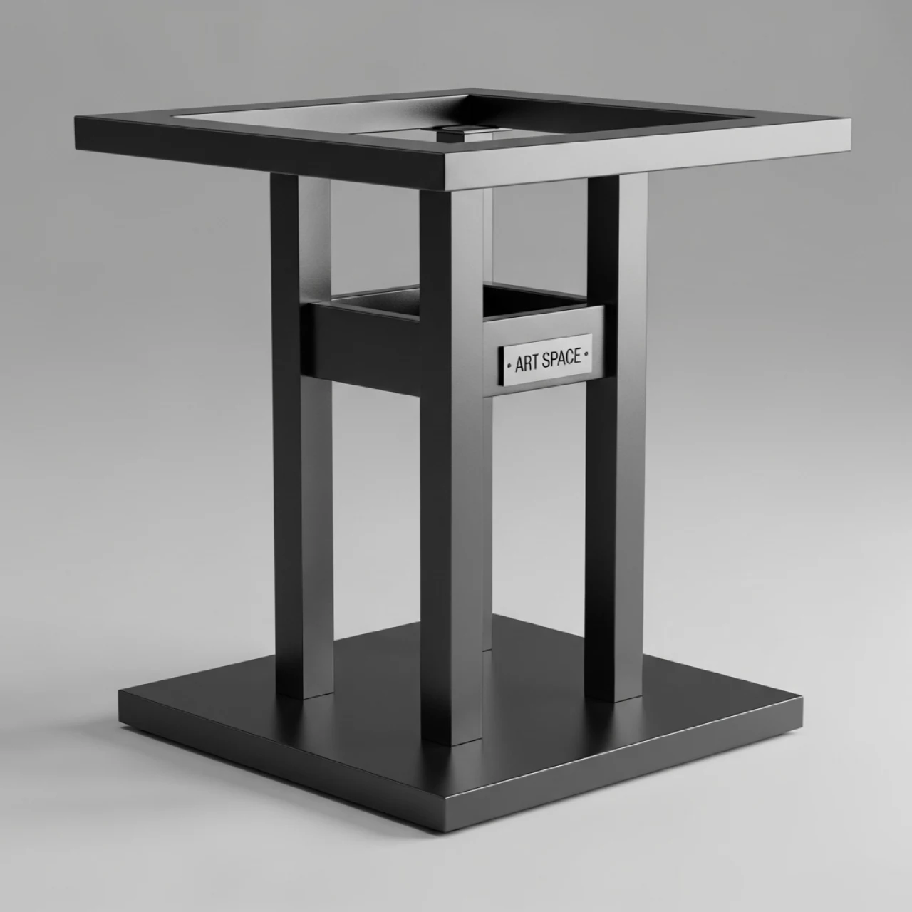 Аренда Подстолье металлическое квадратное 121 в Golden Tulip Rosa Khutor — ART SPACE