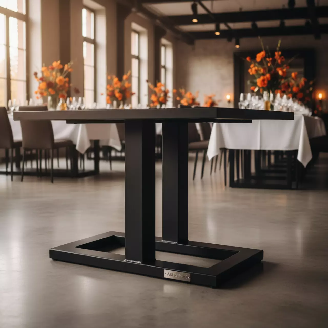 Аренда Подстолье металлическое Квадро Дуо в гранд-отеле «Жемчужина» — ART SPACE
