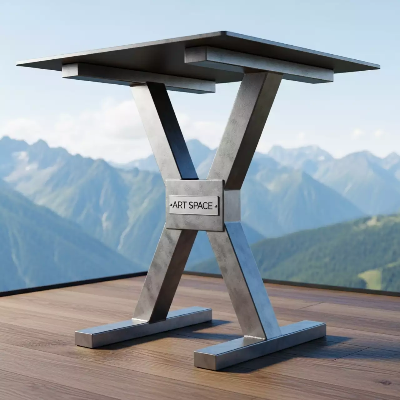 Аренда Подстолье металлическое Permanent на площадке Rosa Peak (2320м) — ART SPACE