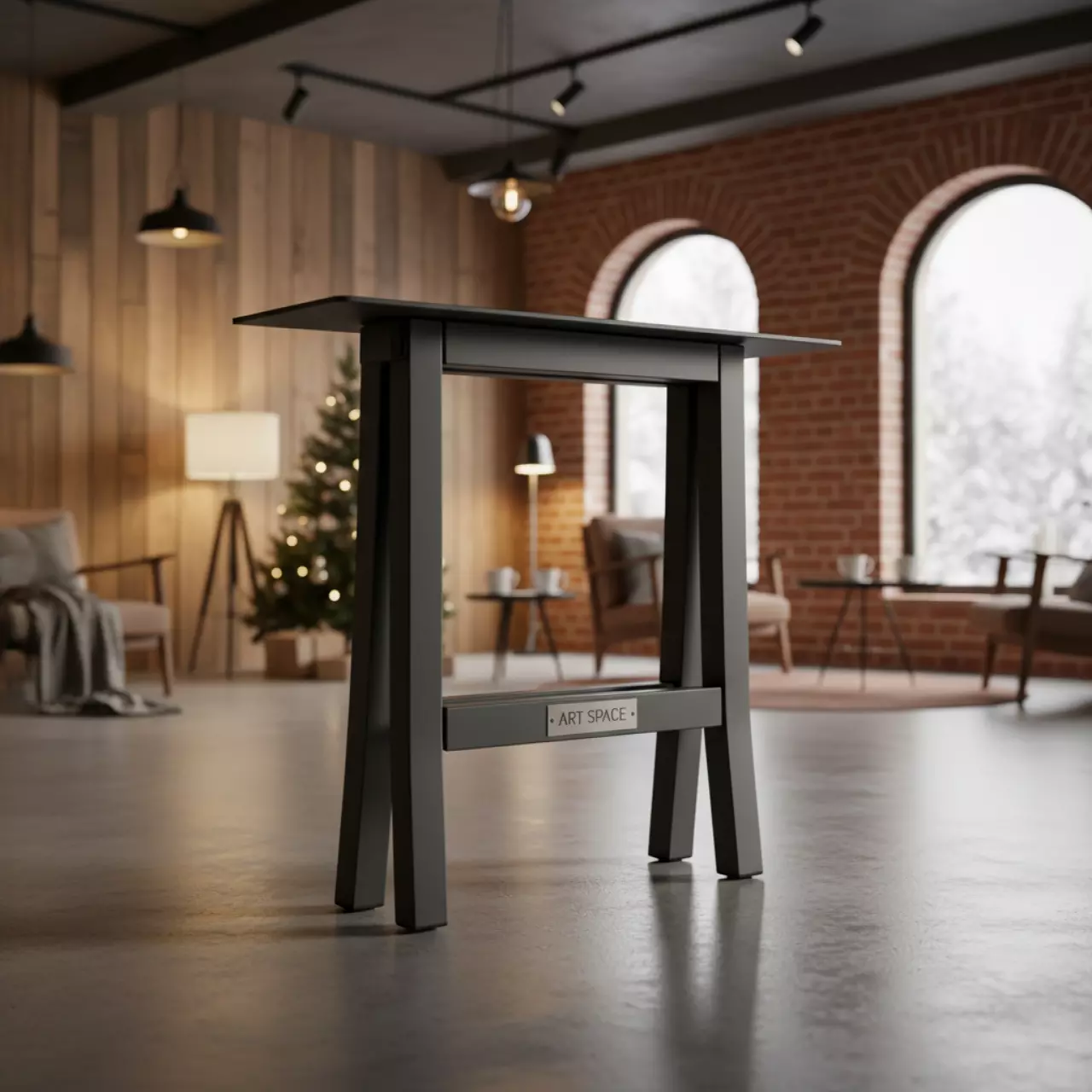 Аренда Подстолье металлическое складное Nolita в Boutique Hotel PORTUM 1905 — ART SPACE