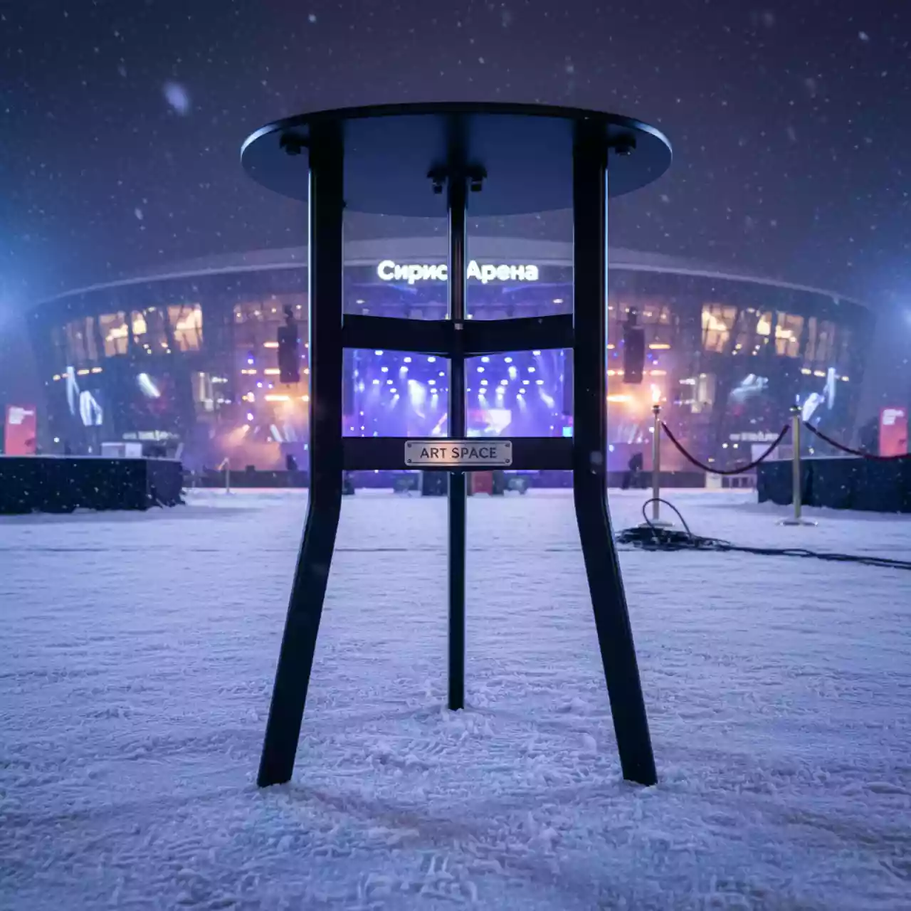 Аренда Подстолье металлическое складное Tripe Folding в Сириус Арене — ART SPACE