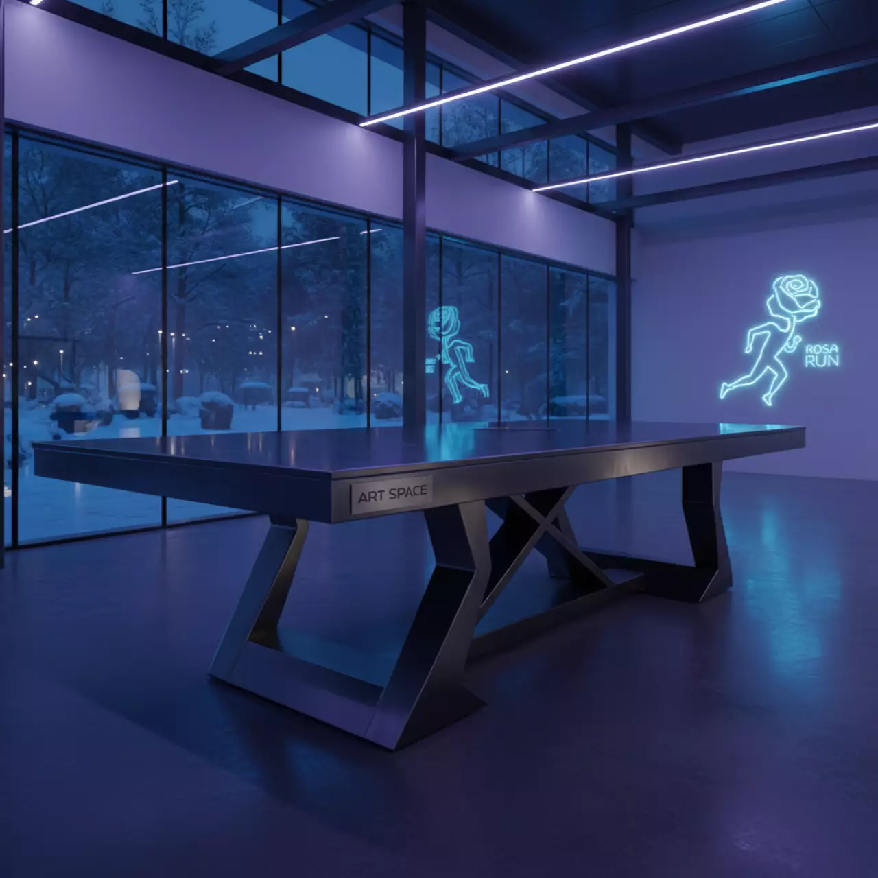 Аренда Подстолье Metropolis XL столешница прямоугольная в Omega Sirius — ART SPACE