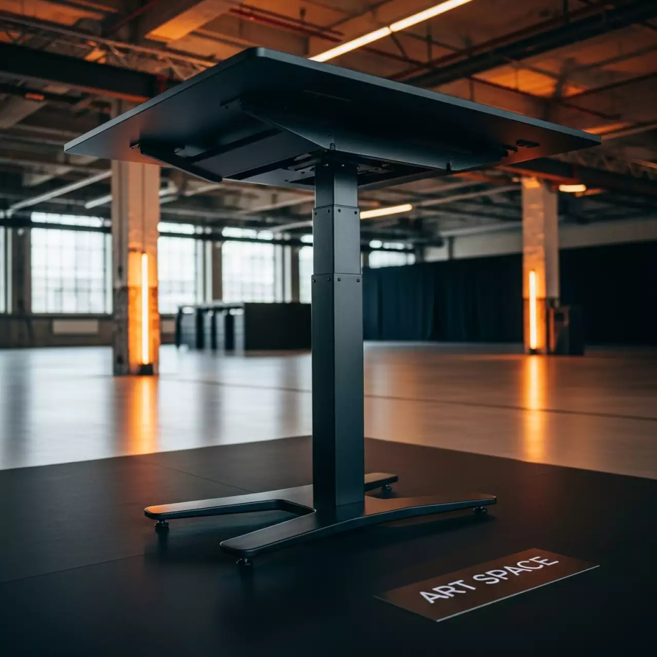 Аренда Подстолье моторизированное ONKRON WDF221E B в Керлинговом центре «Ледяной куб» — ART SPACE